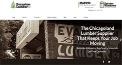 Desktop Screenshot of evanstonlumber.com